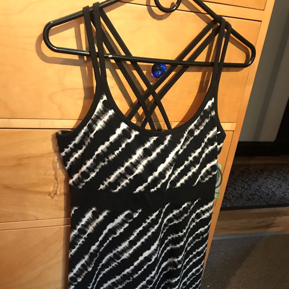 Soybu Sport Dress-black and white